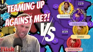 They Are Teaming Up Against Me! | Risk Global Domination