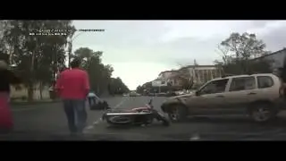 Подбил мотоциклиста, Московская обл. г. Видное...