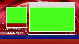 breaking news green screen | 2 window green screen breaking | news template