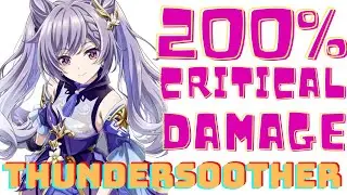 Update AR 50 / 200% Crit DMG  Thundersoomther  keqing Genshin Impact