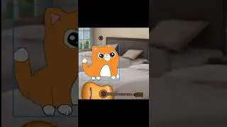 Симбочка играет на гитаре😺 