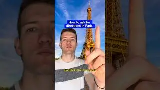 How to ask for directions in French ! Follow me ;) #learn #french #learnfrench #language #paris