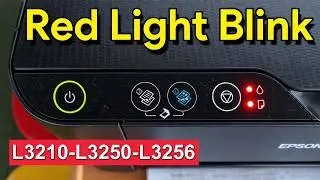 Epson L3210, L3215, L3216, L3250,L3251 red light blink Solutions // Service Required Solutions