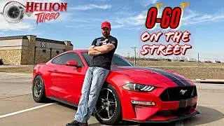 Hellion Twin Turbo Mustang! 0-60 on the Street