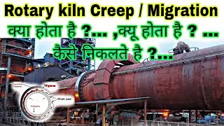 What is Creep in Rotary Kiln | What is The Kiln Migration And How it is Measured | kiln creep