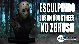 ESCULPINDO JASON DE SEXTA FEIRA 13 NO ZBRUSH
