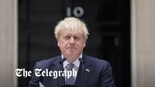Watch Boris Johnson's resignation speech in full