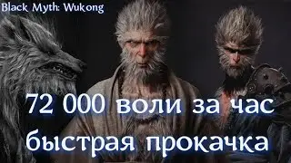 Black Myth: Wukong  | 72 000 воли за 1 час | Фарм/Гринд/Прокачка