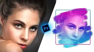 Photoshop Brush Stroke Effect in any Picture | Easy Photoshop Tutorial #Adobephotoshop #Photoshopcc