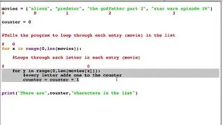 Count number of characters in a list or array Python