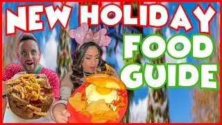 WE TRIED NEW HOLIDAY FOOD AT DISNEY! | FOOD VLOG | DISNEYLAND | DCA
