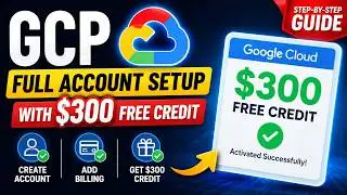 GCP Full Account Setup with $300 Free Credit