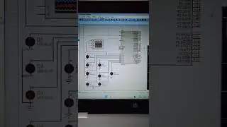 Microcontroller 8051            port 1 led Blinking using proteus 