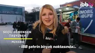 MOBİL BÜFELER İFTARLIK DAĞITTI