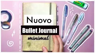 Creiamo INSIEME un NUOVO BULLET JOURNAL 📓🖊😍  Minimal Bullet Journal Setup