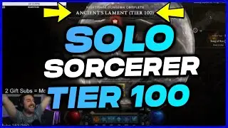 Diablo 4: SORCERER SOLO TIER 100 NIGHTMARE DUNGEON RUN - Ice Shards