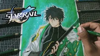 Drawing Dan Heng (Honkai: Star Rail)