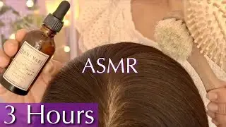 [ASMR] 3 Hours of Relaxing Hair Sounds for Deep Sleep | No Talking