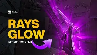 How To Add RAYS GLOW EFFECT In Valorant Montage / Pubg Montage | Easy After Effect Montage Tutorial