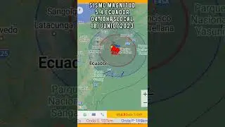 SISMO 5.4 QUITO ECUADOR ONDA SÍSMICA
