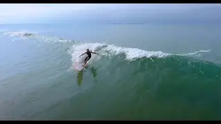 Corey and Tommy surf the Beach Break from Surftech and Takayama