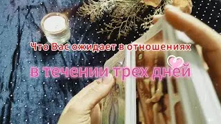 Что Вам ожидать в Любви и Отношениях в течении трех дней 💘 😊