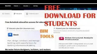 How to download Autodesk Robot Structural Analysis Software and Revit for Students Free of Cost