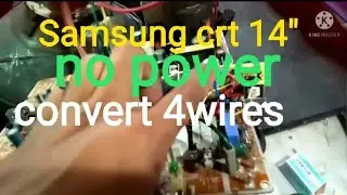 How  to fix Samsung crt tv 14