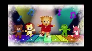 Daniel plays the xylophone make believe