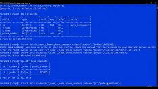 Database(MySQL) Intermedia Level 01 : SQL  Constraints