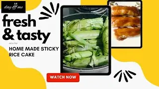 home made sticky rice cake