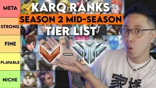 KarQ ranks Heroes for the Season 2 Mid-Season Patch (for Metal Ranks) (Tier List)