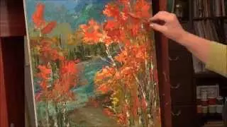Palette Knife Painting  - Acrylic Painting Technique