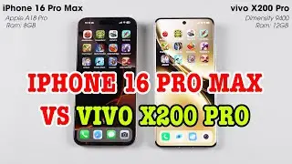 Speedtest iPhone 16 Pro Max vs Vivo X200 Pro: SỨC MẠNH Dimensity 9400 như nào?