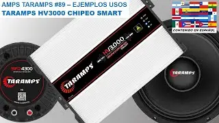 AMPS TARAMPS #89 - EJEMPLOS USO AMPLIFICADOR ALTO VOLTAJE TARAMPS HV 3000 CHIPEO SMART