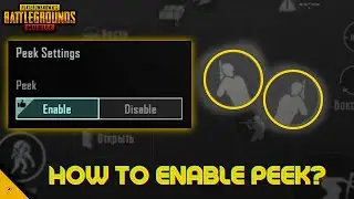 HOW TO ENABLE THE LEFT RIGHT BUTTON IN PUBG MOBILE/PEEK SETTINGS