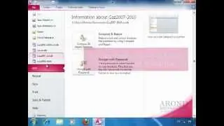 Using Access 2010 - Set Switchboard Startup Options