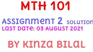 MTH101 Assignment 2 Solution spring 2021|Education World