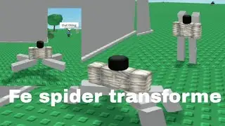 Roblox Fe Script Showcase | Fe spider transforme / sushi x | Fluxus and Hydrogen