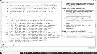 2.6.6 Packet Tracer   Verify Single Area OSPFv2