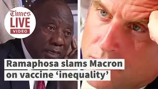 Ramaphosa criticises Macron & West for treating Africans as 'beggars'