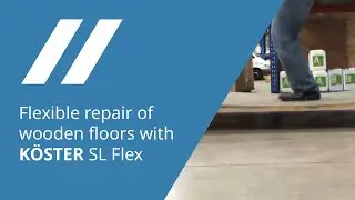 KÖSTER SL Flex - Flexible self-leveling underlayment for the repair of wooden and asphalt floors