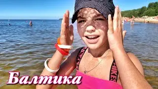 Masha Dark and Darina Light for the first time at sea Finnish Gulf