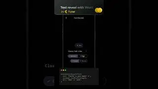 ✨ Create nice Text Animations in Flutter | Blur Fade Effect