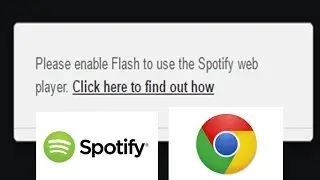 Flash Spotify error. Chrome