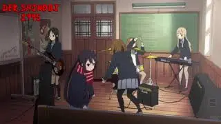 K-On!! haciendo playback de Zeig Dich (Rammstein)