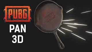 PUBG Pan 3D ~ Modeling, UVing & Texturing