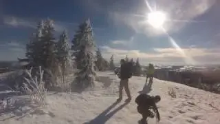 Lusen (1373m) im Winter inkl. Rodeln