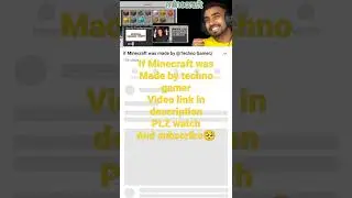 If Minecraft was made by techno gamerz|Minecraft made by techno gamerz|#technogamerz #technogamerfun