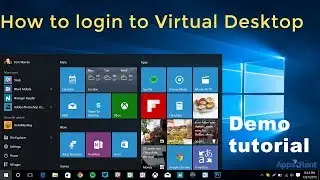 How to login into Virtual Desktop from Windows (Demo)